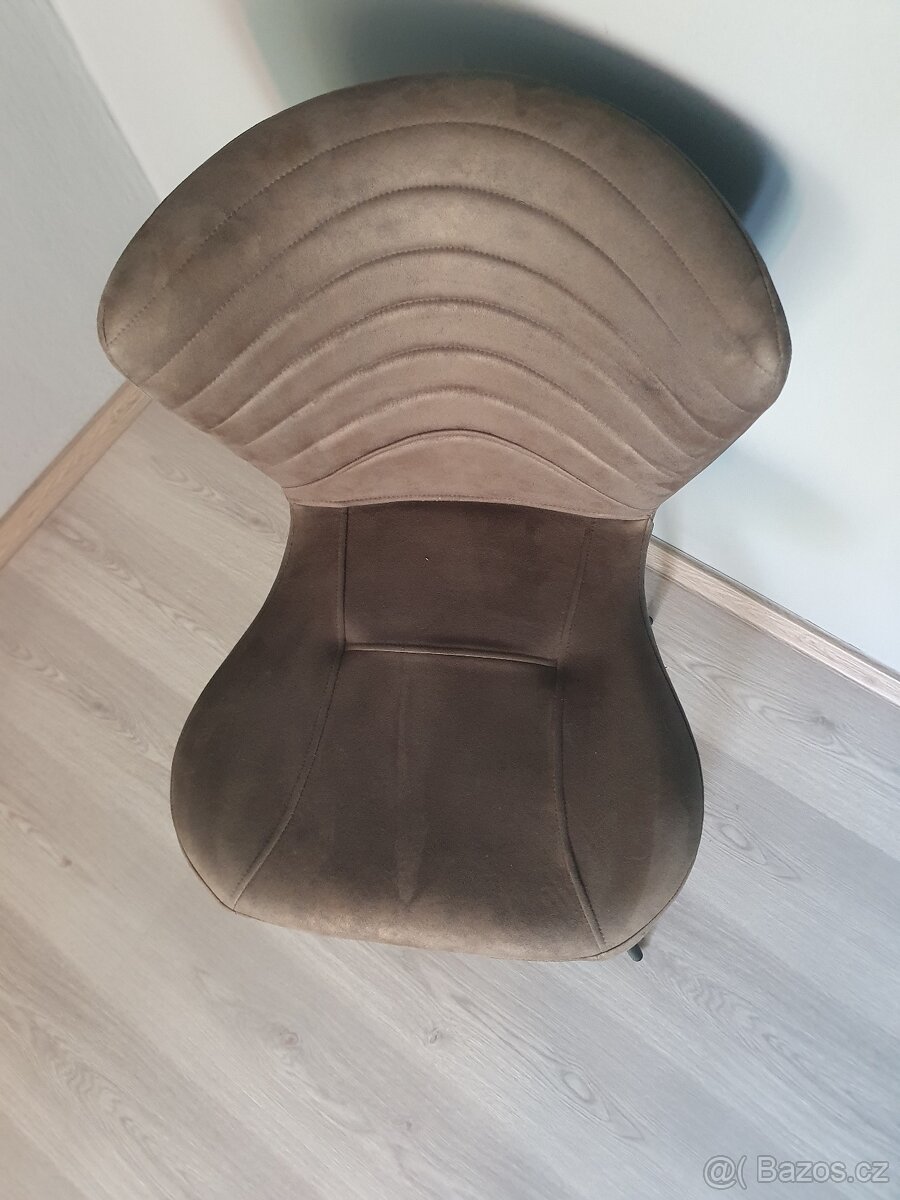 Masivní mangový stůl + polstrovaná židle - 9