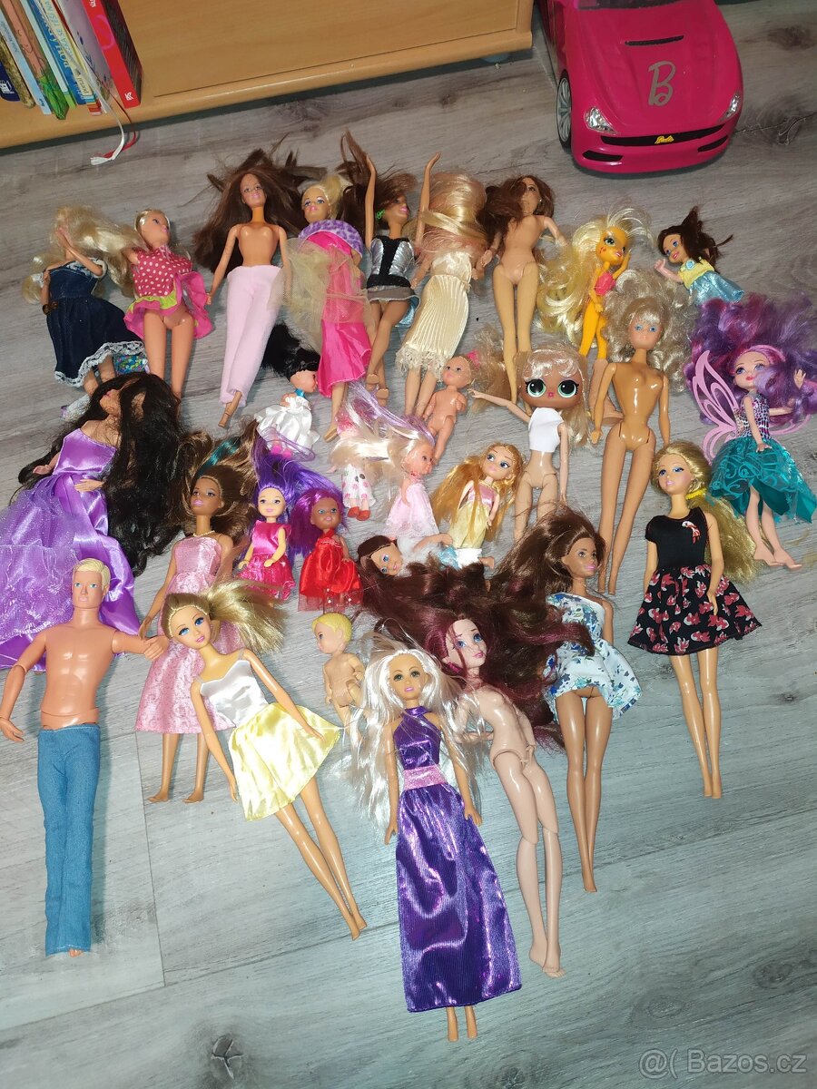 Velký dřevěný barbie domeček - 9