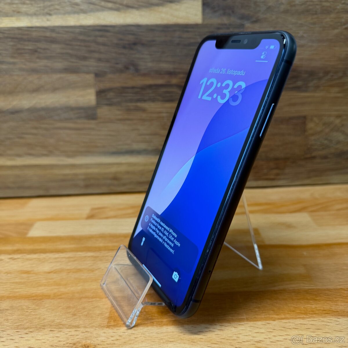 IPhone 11 64GB, černý, 100% bat., nefunkční Face ID (záruka) - 9