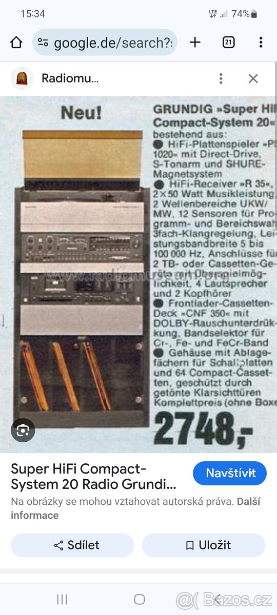 Grundig super hifi compact - system 20a, - 9