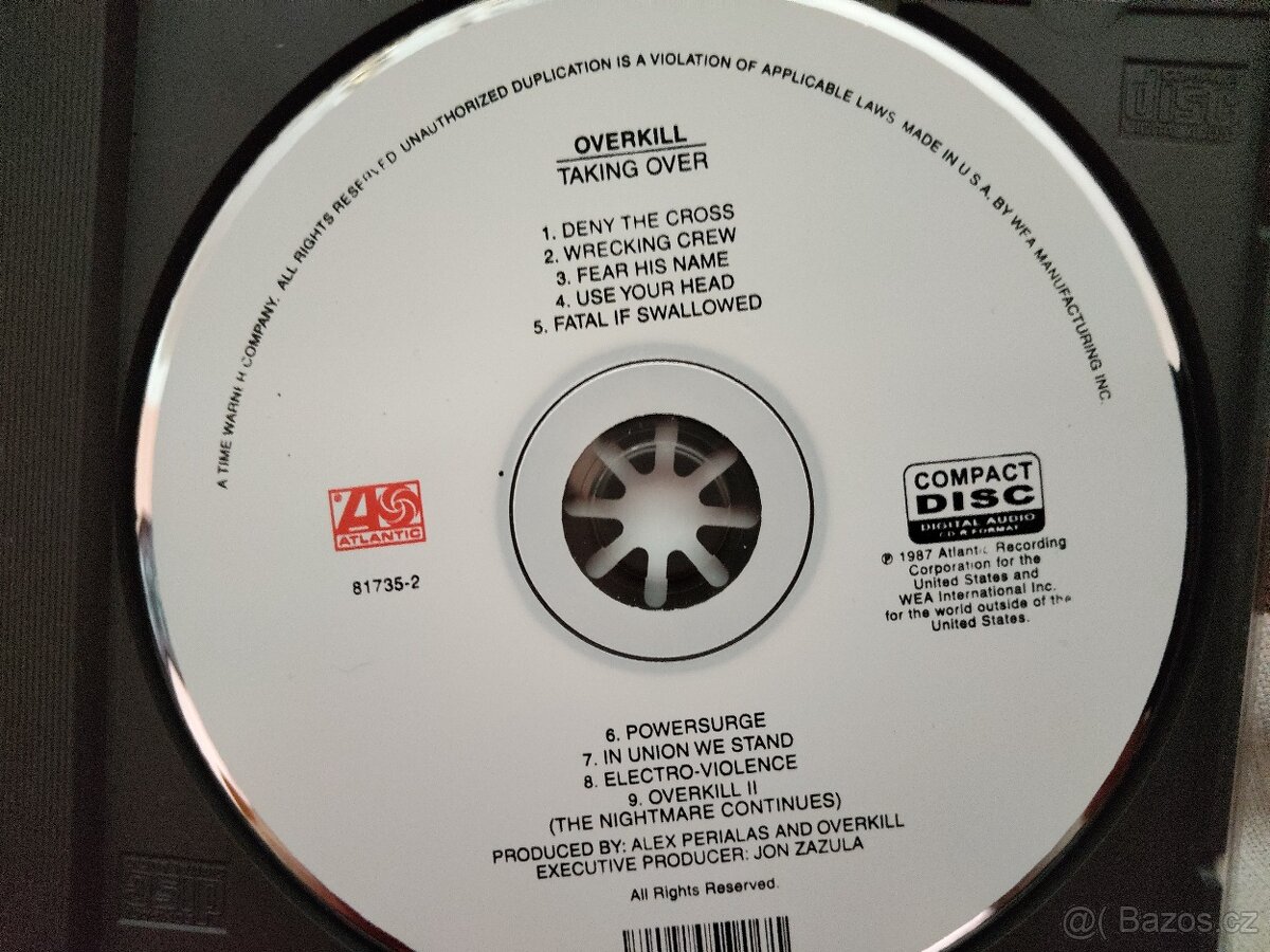 Rarity Metal CD Helloween86 Overkill87 Entombed90 - 9