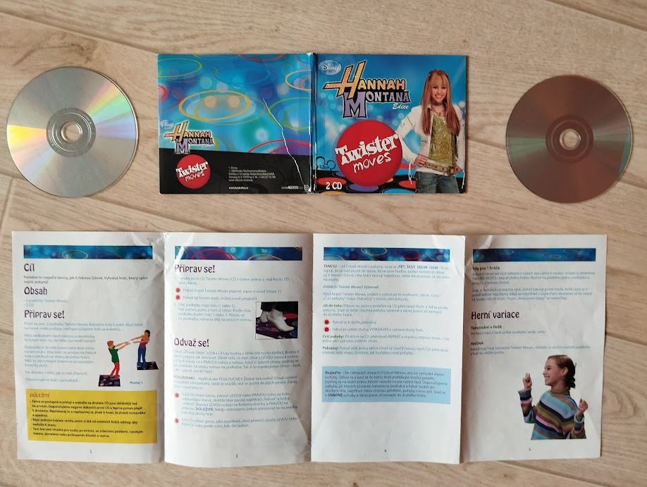 Hannah Montana taštička thermo + povlak + hra Twister - 9