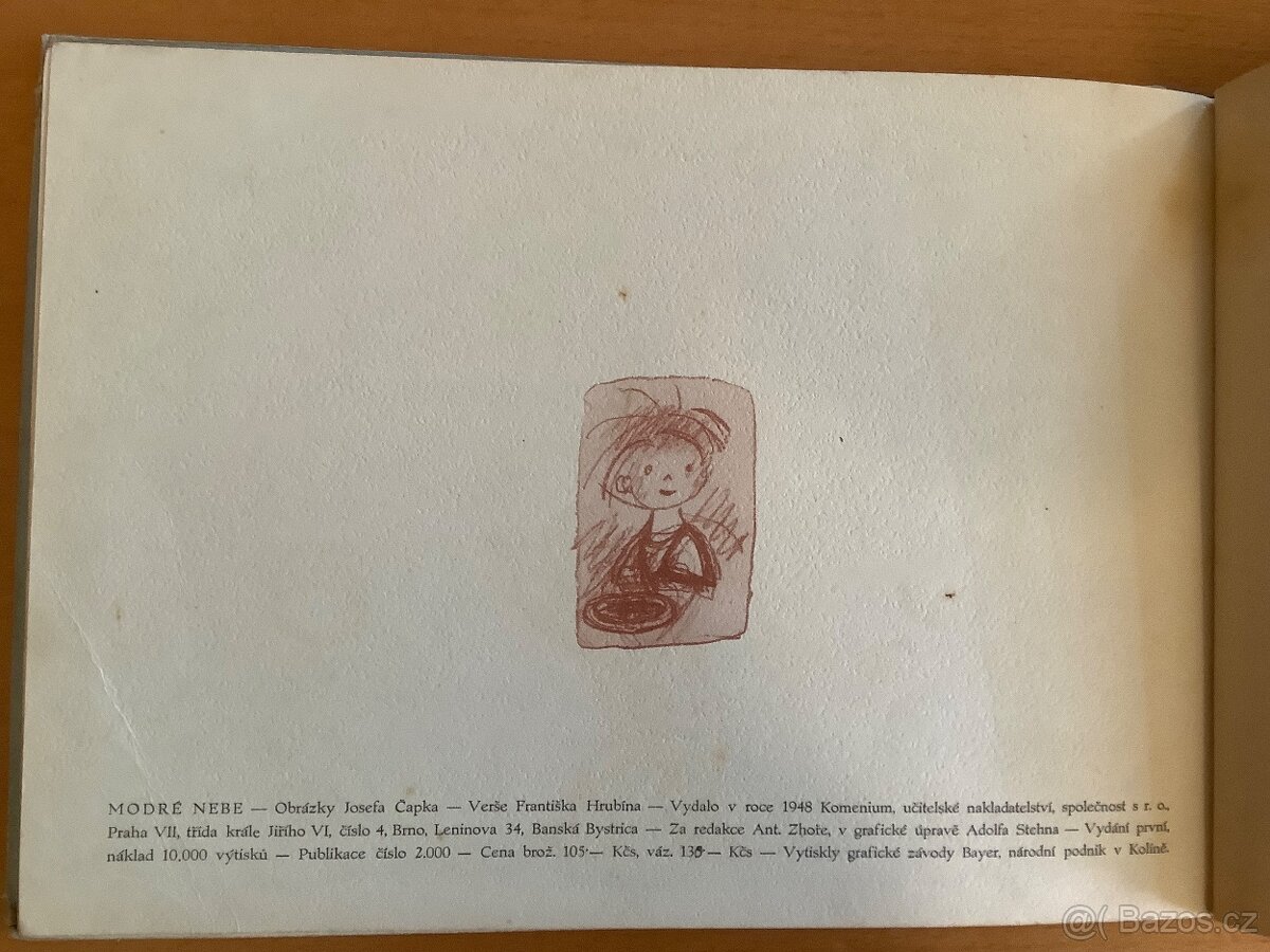 Modré nebe - Josef Čapek, Fr. Hrubín 1948 - 9