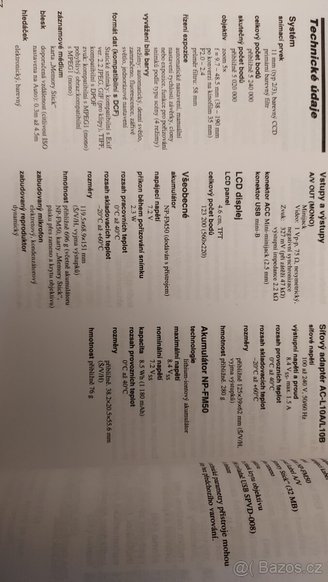 Sony F717 digi zrcadlovka - 9