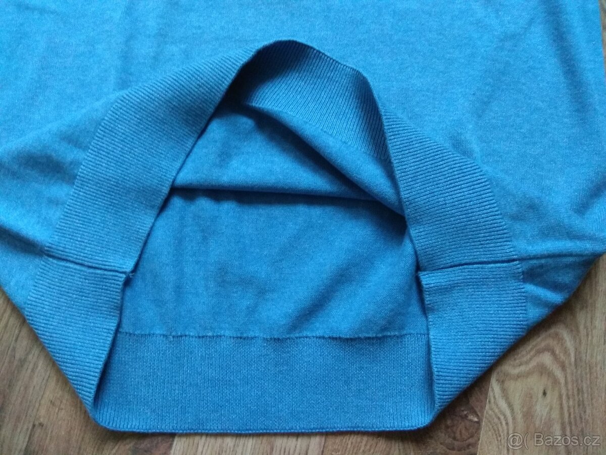 Nový pánský bavlněný svetr C&A do "V" - L - 9