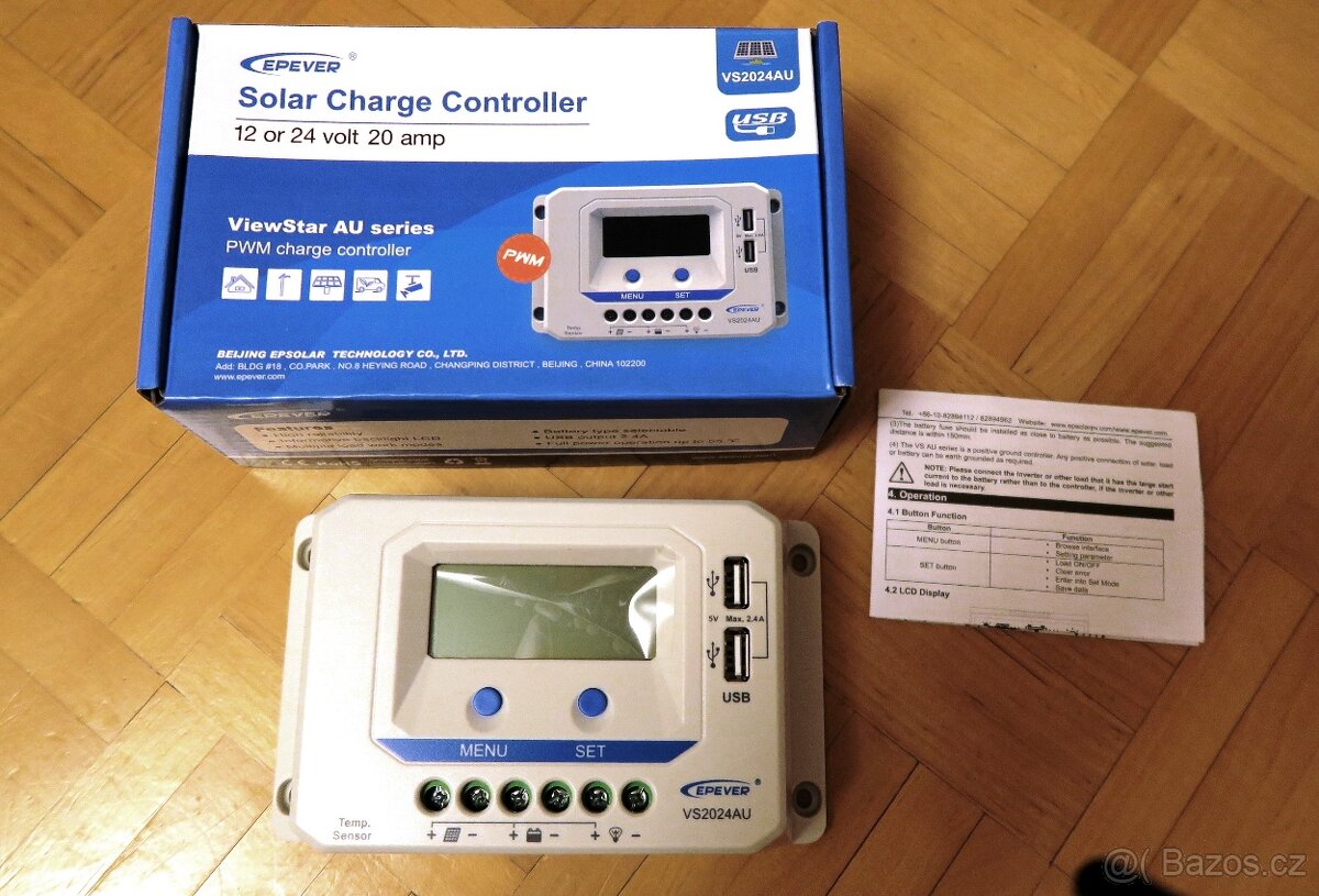 Solární panel fotovoltaický monokrystal 170W - 12V - 9