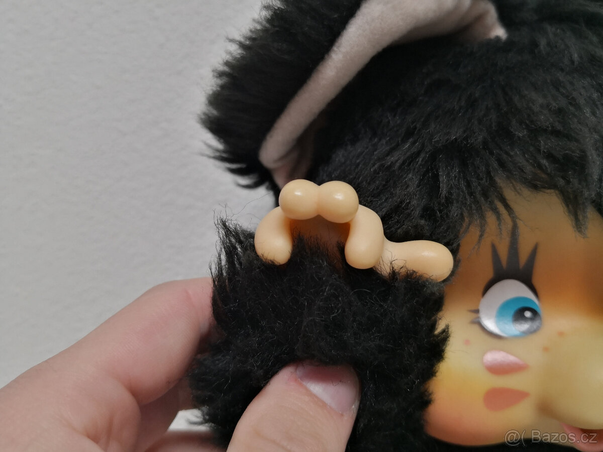 Retro mončiči XXL nyamy Felina čierna 35cm - 9