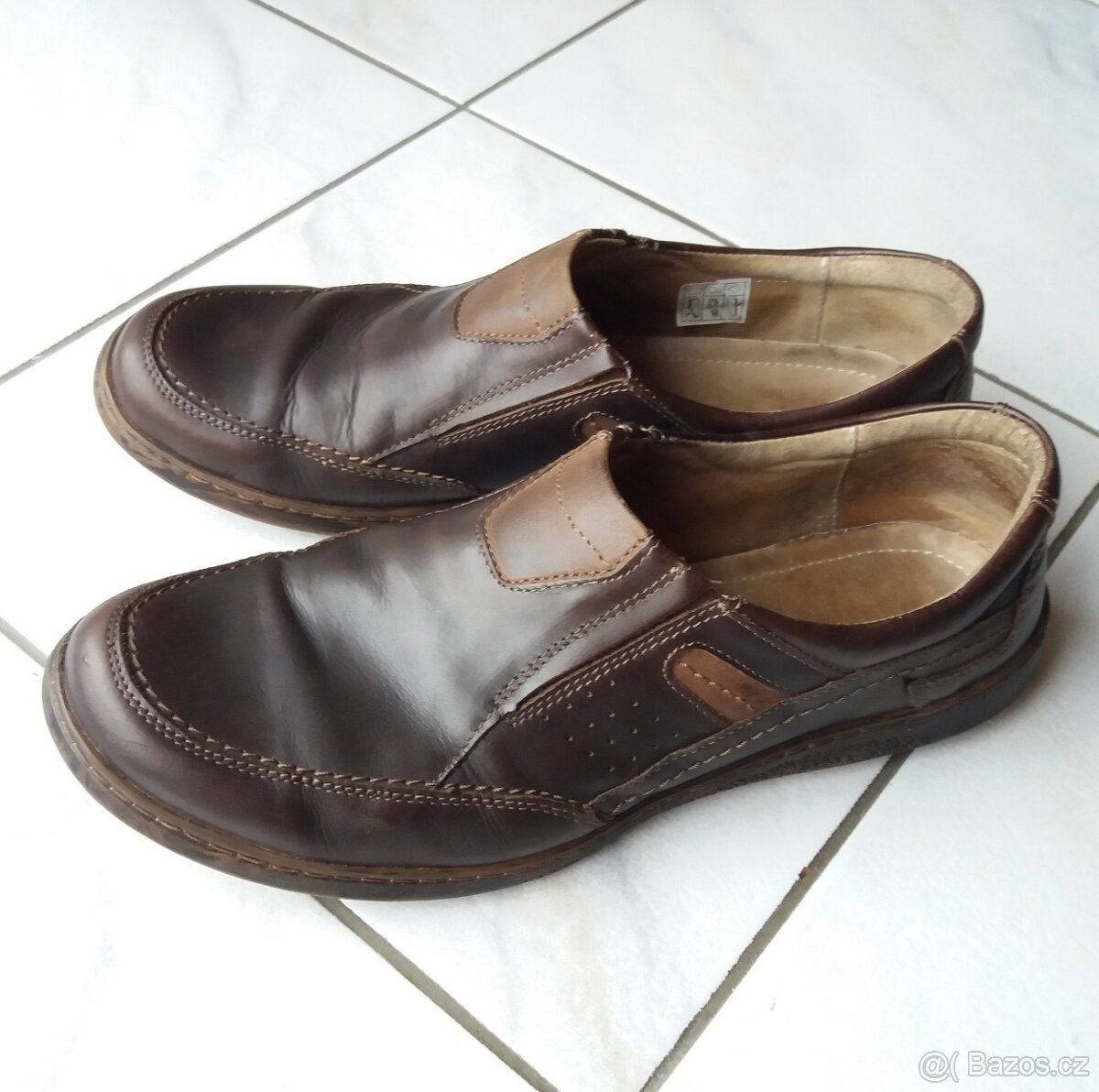 Pánské vycházkové kožené boty. Vel.45 - 9