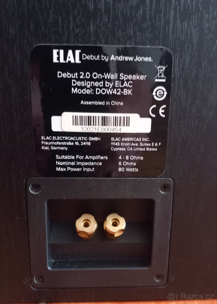 ELAC Debut 2.0 On-Wall
a držáky - 9