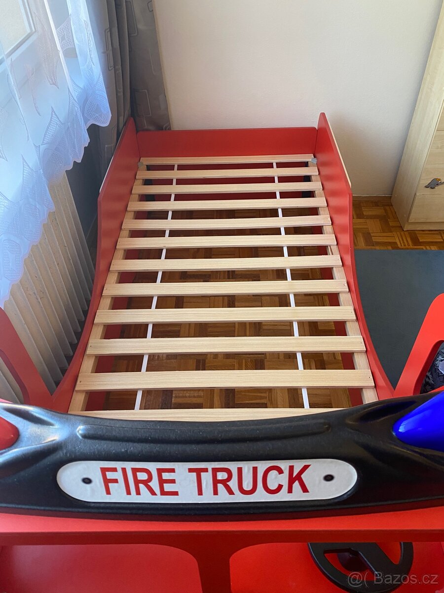 Dětská velmi dobrá postel “Hasičské auto” - 9