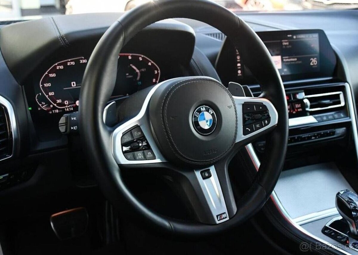 BMW Řada 8 M850i xD LASER PANO K360°B&W - 9