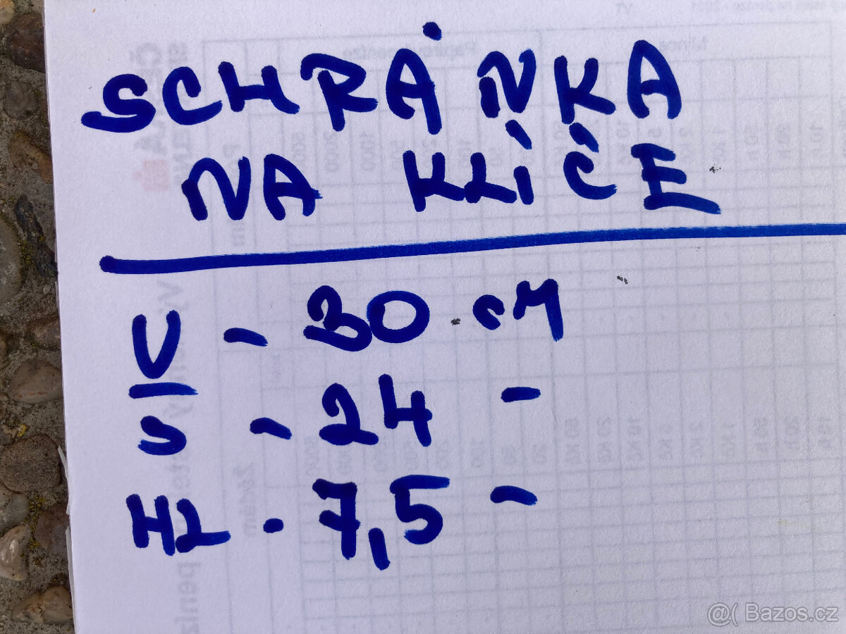 Skříňka na klíče nástěnná za 300 kč - 9