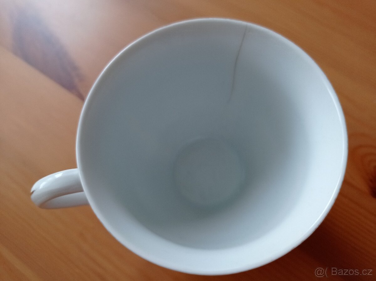 Retro dětský hrneček s veverkou(vada) šálek a podšálek - 9