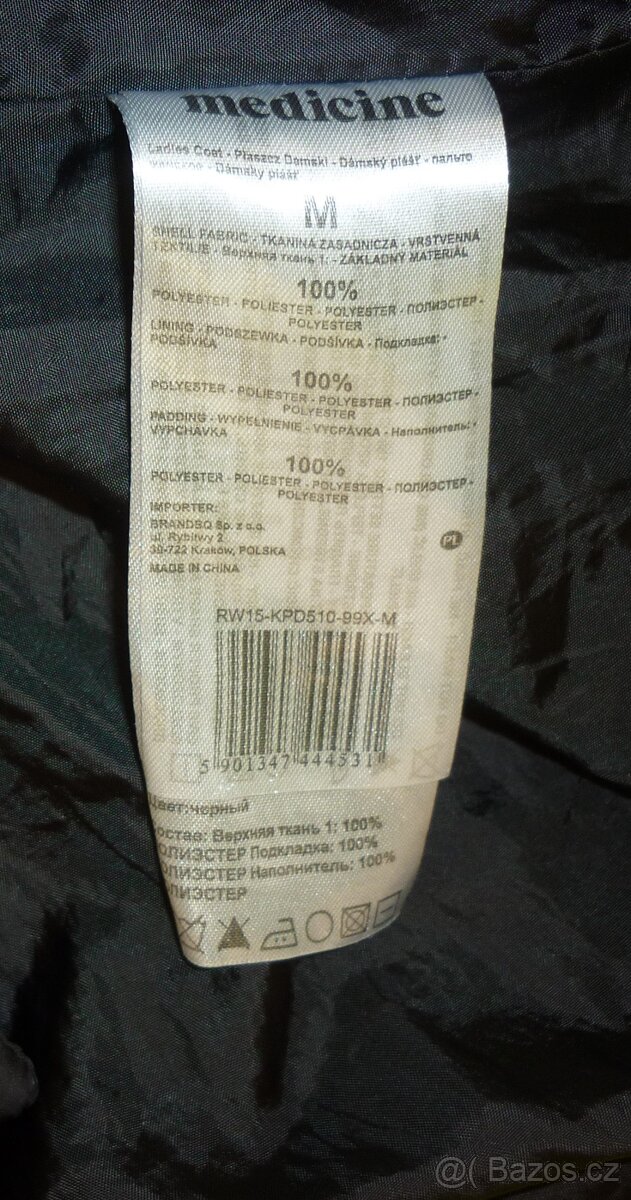Černá dámská zimní bunda / kabát Medicine - 9