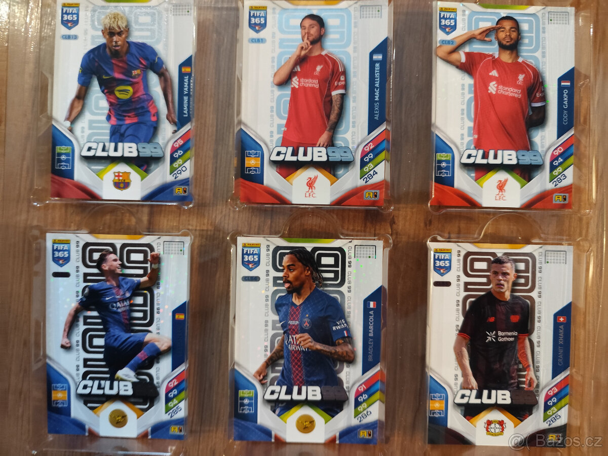 Fotbalové kartičky FIFA 365 2026 - adventní kalendář - 9