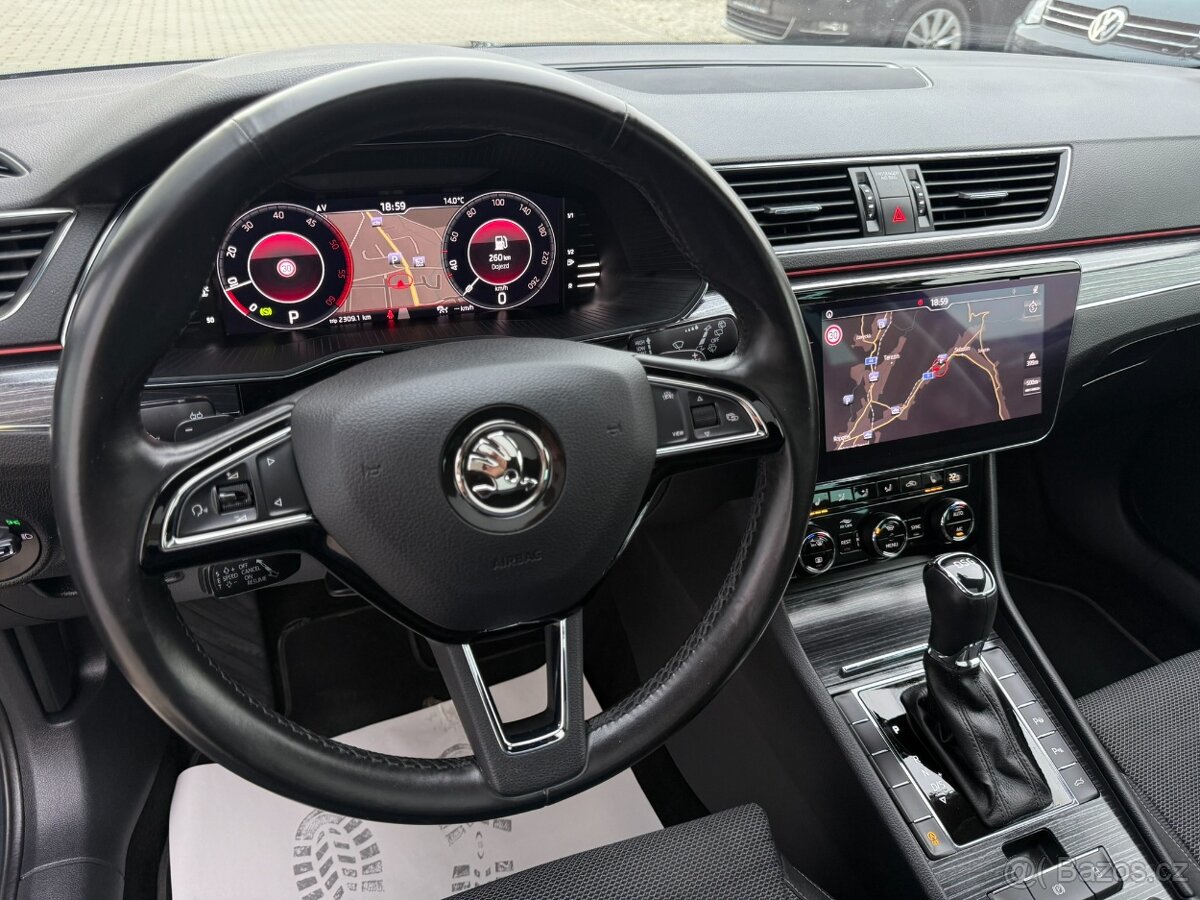 Škoda SUPERB 2.0 TDi EVO DSG MATRIX VIRTUAL PANORAMA KAMERA - 9
