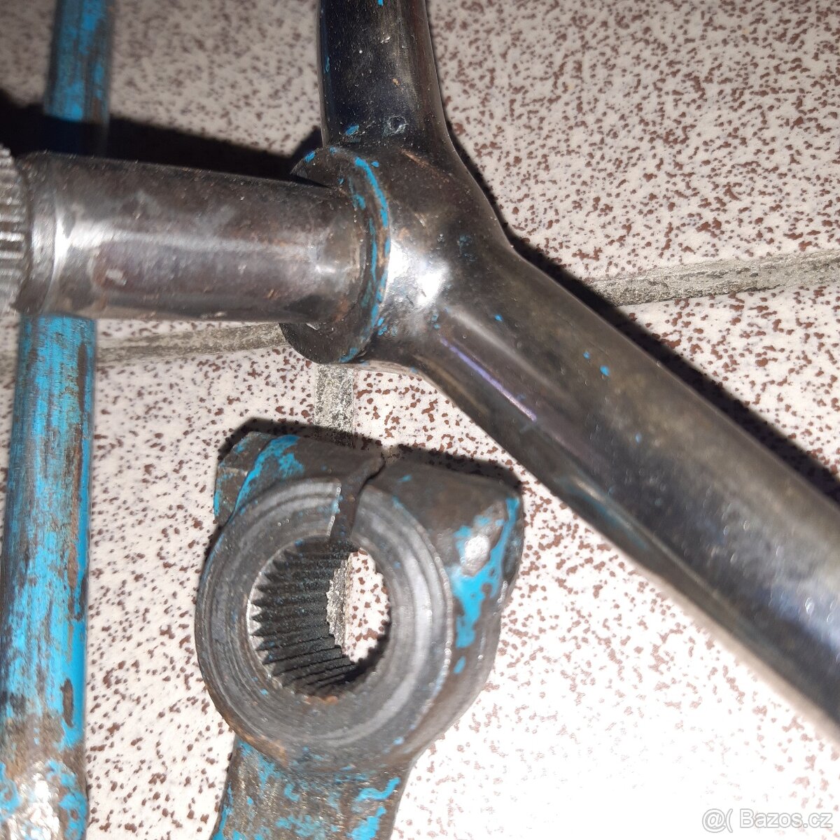 ČŽ 175- 501-502 PRASÁTKO řaící páky+vidlice+háček - 9