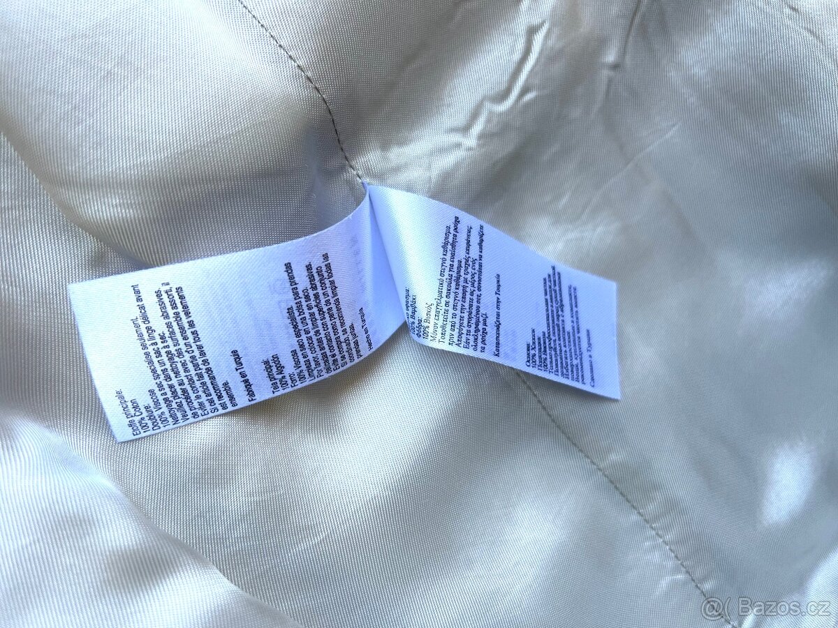 Karen Millen bílý jarní kabát, nový - 9