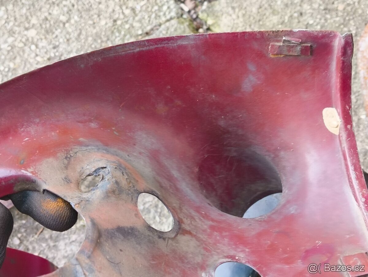 Spodní vrchní díl světla maska Jawa velká kývačka 250 350 - 9