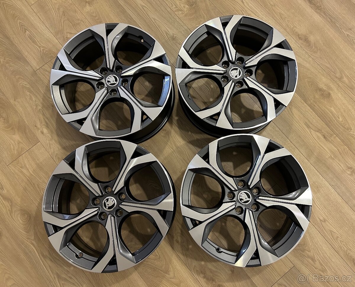 Originální alu kola R19 Škoda Octavia RS - 9