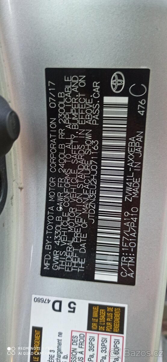 Toyota Prius Plus V 2017 hybrid +LPG - 9