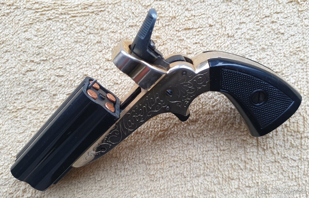 Derringer Perfecta cal.4mmRF SA zdobený Top - 9