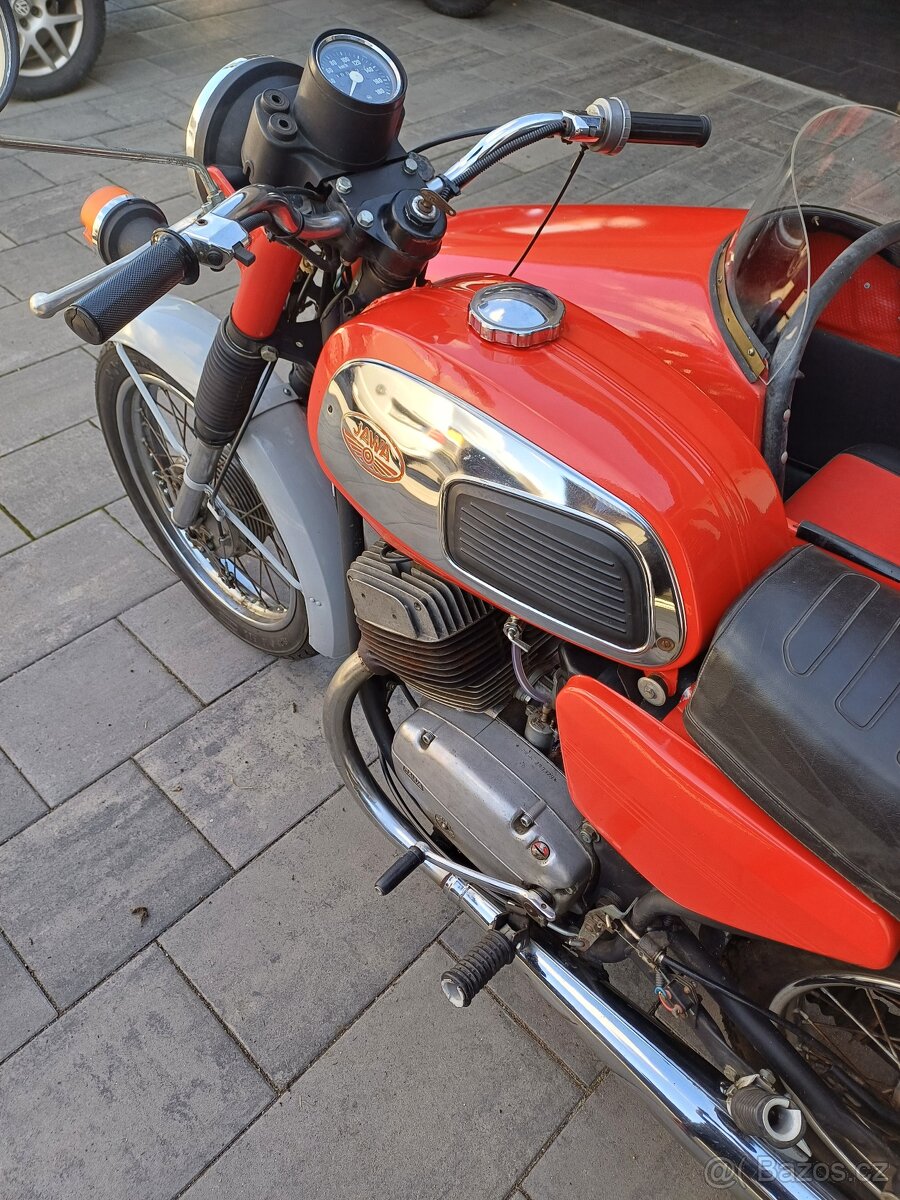 Jawa 350/634 + velorex 562 s TP - 9