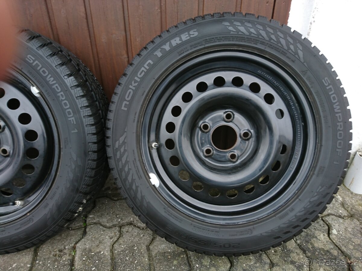 Kia Seed 3 Hyundai i30 zimní 205 55 16 originální disky - 9