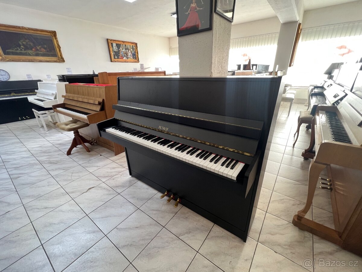 Petrof L118 se zárukou 5 let, doprava zdarma, včetně židle - 9