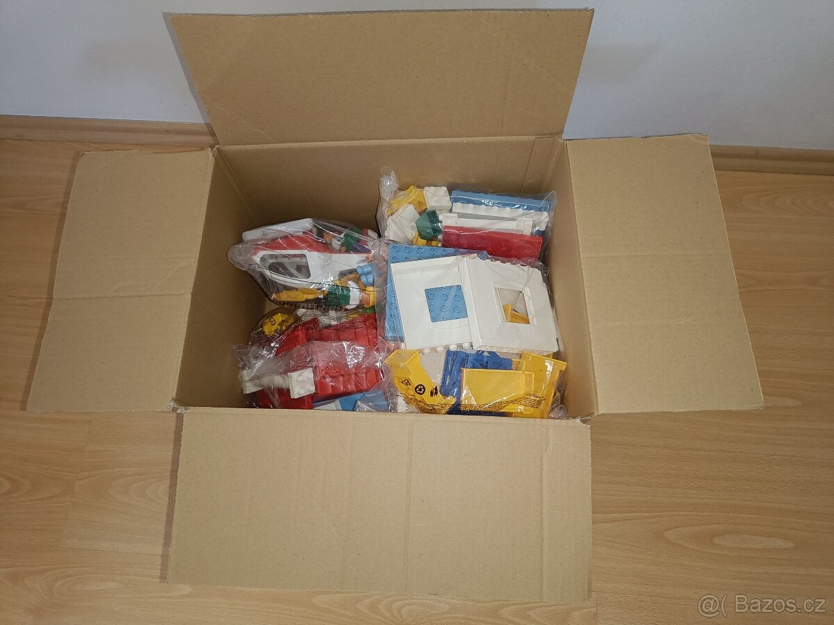 Stavebnice hasiči, policie, nemocnice - pasuje na Lego Duplo - 9