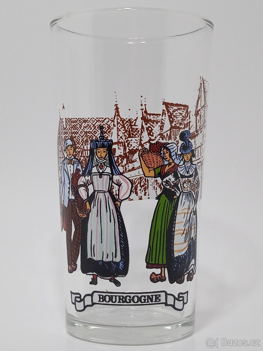 6x Sklenice od francouzské retro hořčice - 9