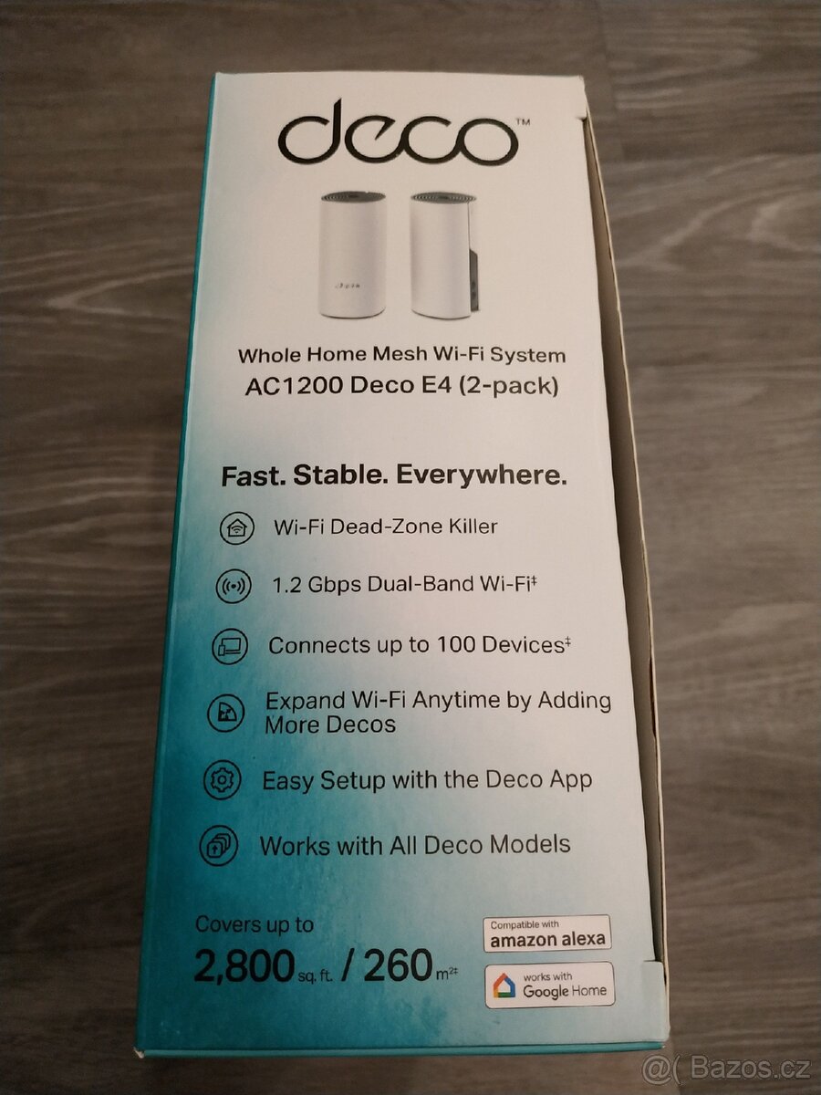 Mesh WiFi systém TP-Link Deco E4 (2-pack) - 9
