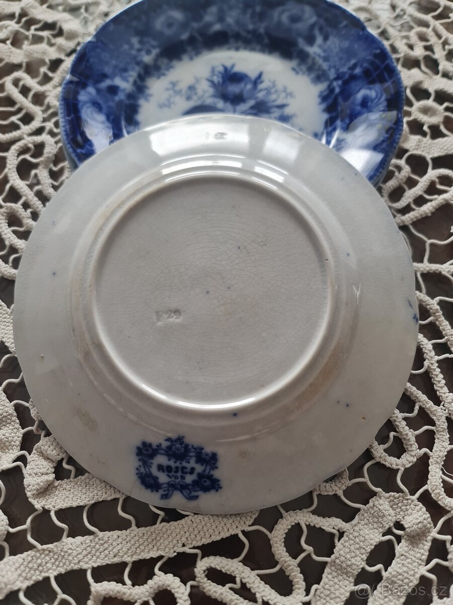 sada starožitných talířů Villeroy & Boch - 9