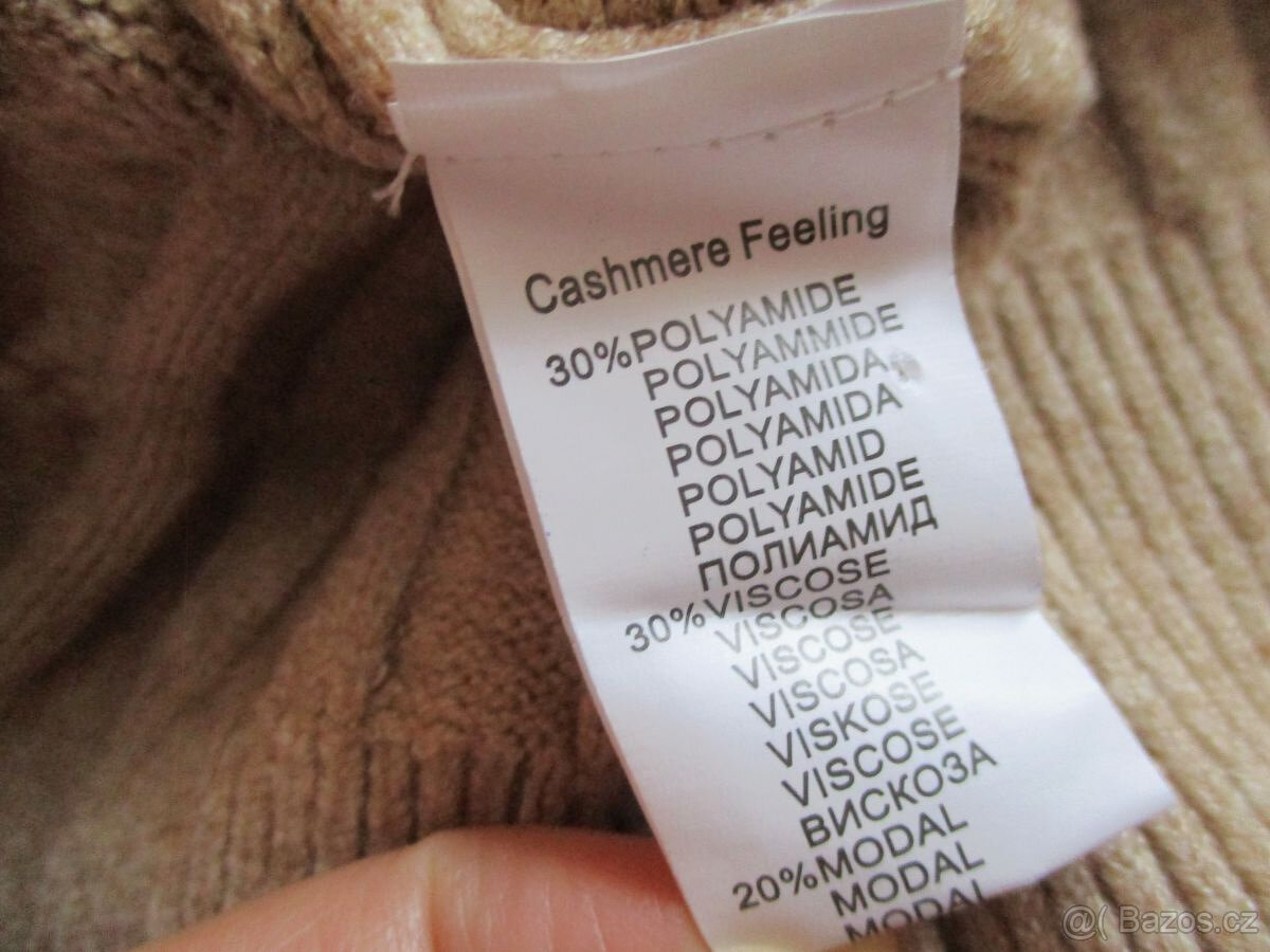 Dámské svetrové šaty Italy S M 36 38 - 9