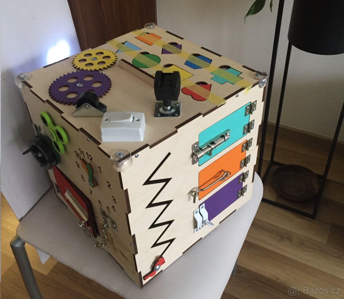 Montessori didaktická kostka - 9