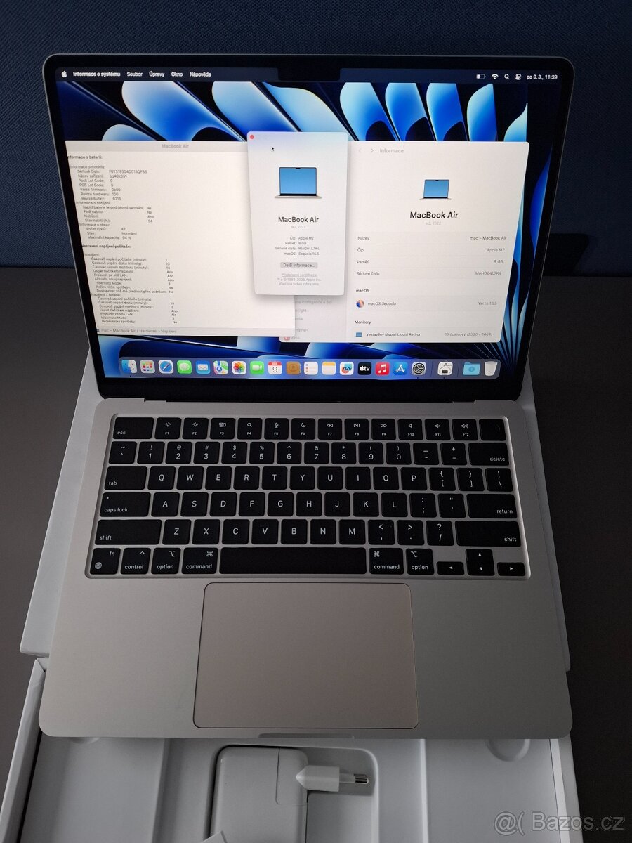 MacBook Air 13" M2 v TOP stavu - 9