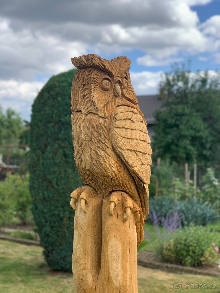 Dřevěná socha (dřevořezba pilou) - 9