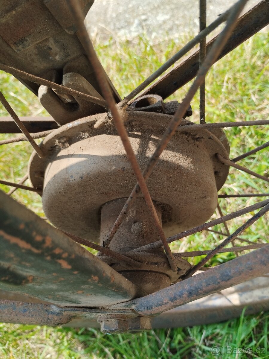 Přední vidlice NSU 125 ZDB originální stav včetně barvy - 9