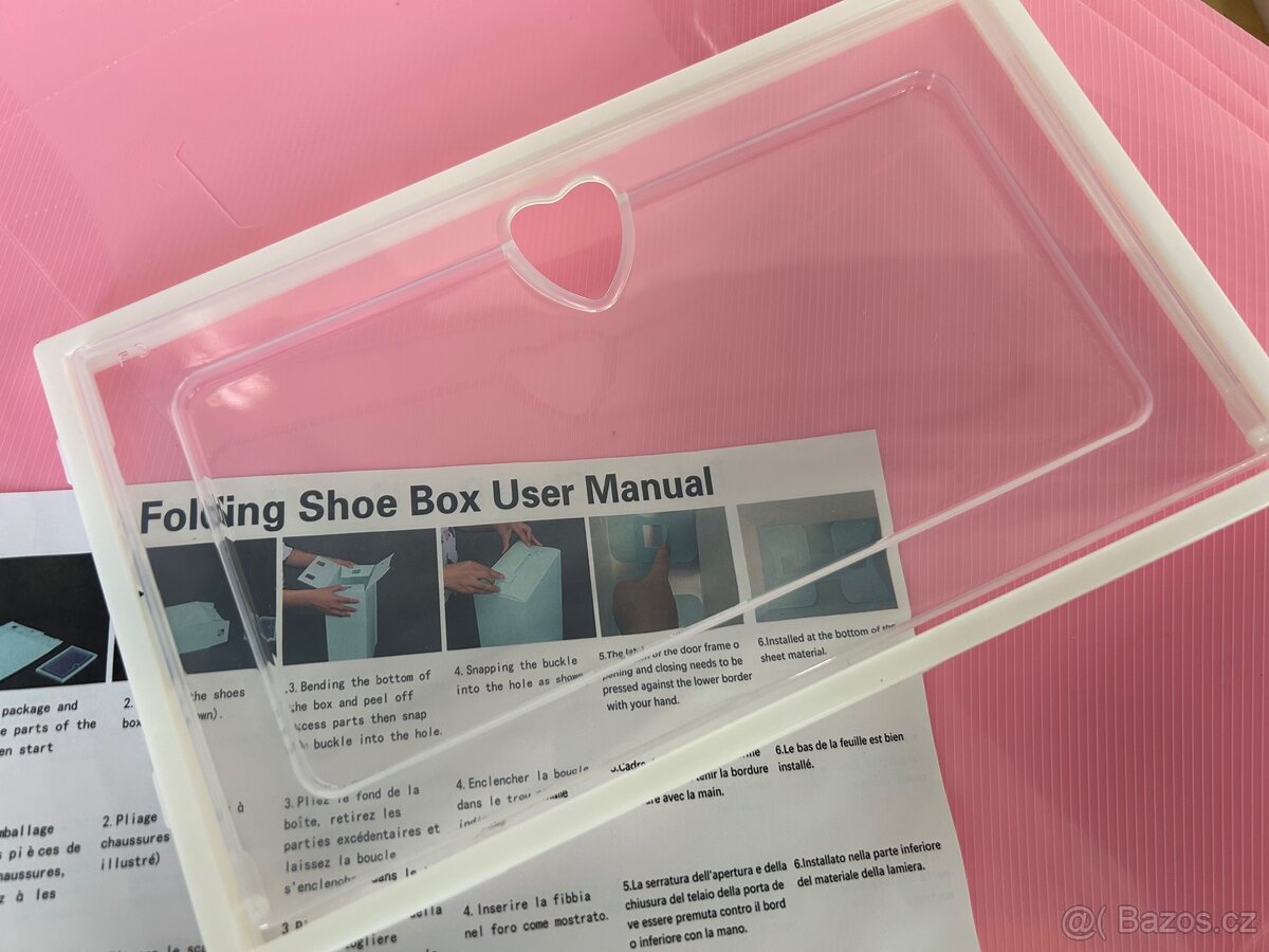 Organizér na boty s dvířkami 20-24ks - různé druhy - 9