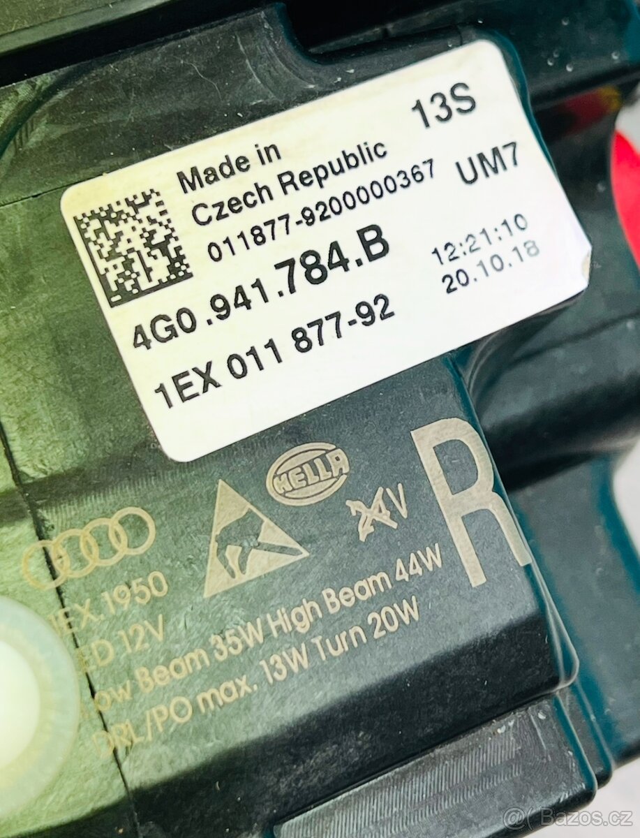 Audi RS6 4G světlo matrix full led - 9