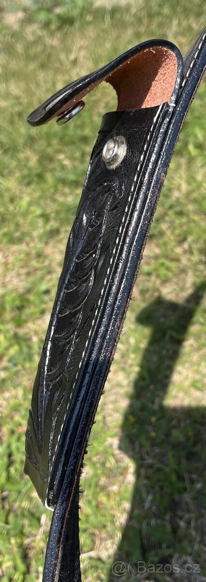 Westernový sedlový komplet 22) černý - 9