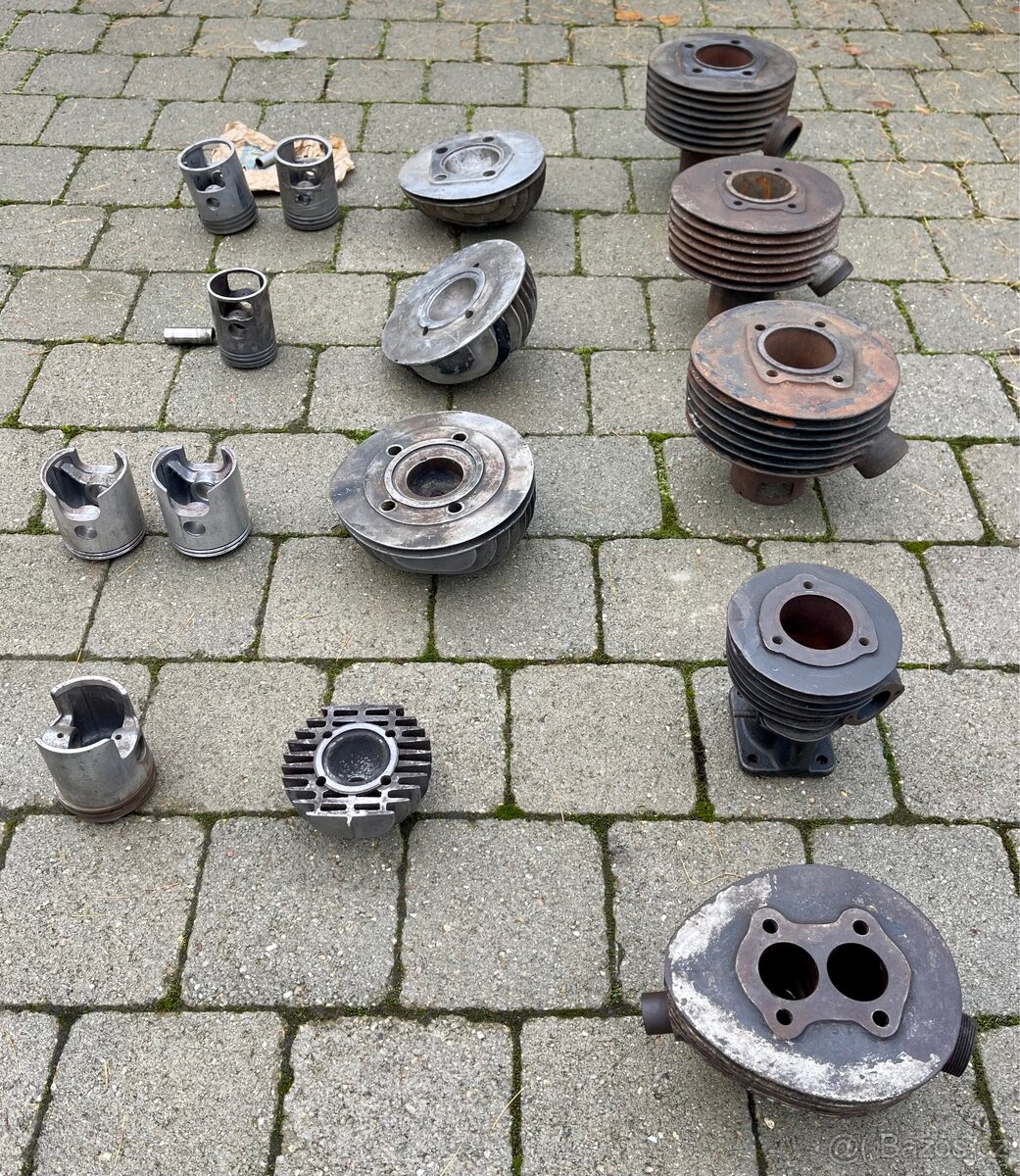 Jawa perak, Robot - válce a písty - 9