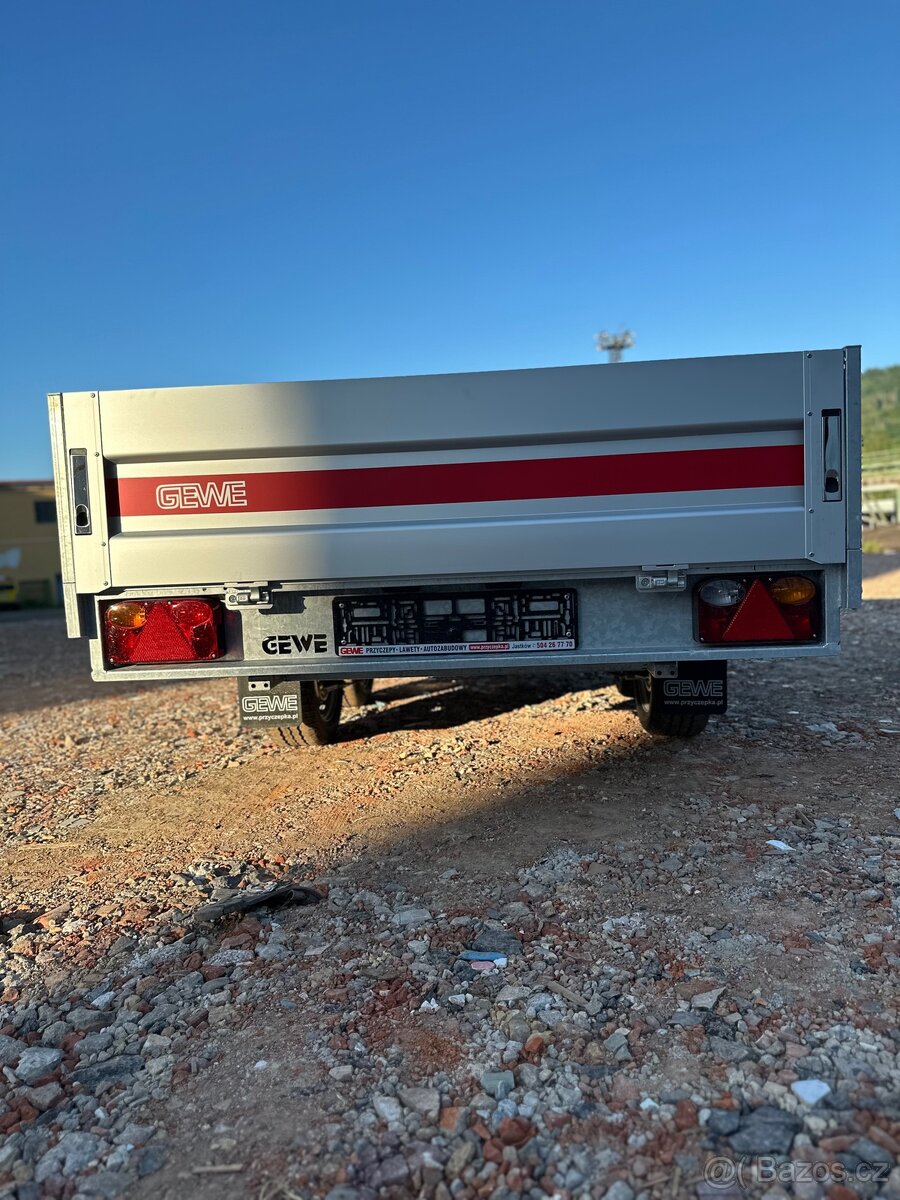 Přívěs Gewe P3500 F/3, Jednostranný sklopný elektrický - 9