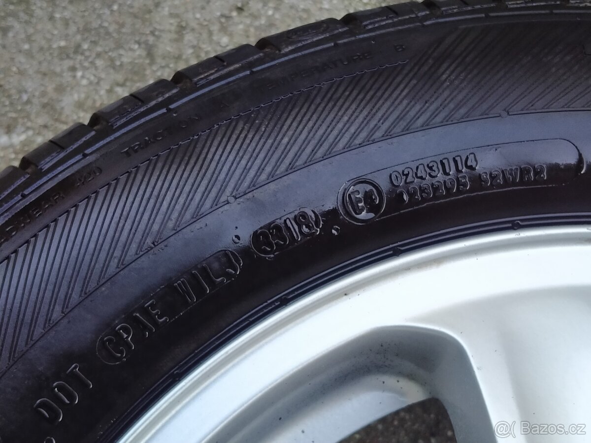 Alu disky originál Škoda 6J x 15 H2, 5x100, ET 38 - 9