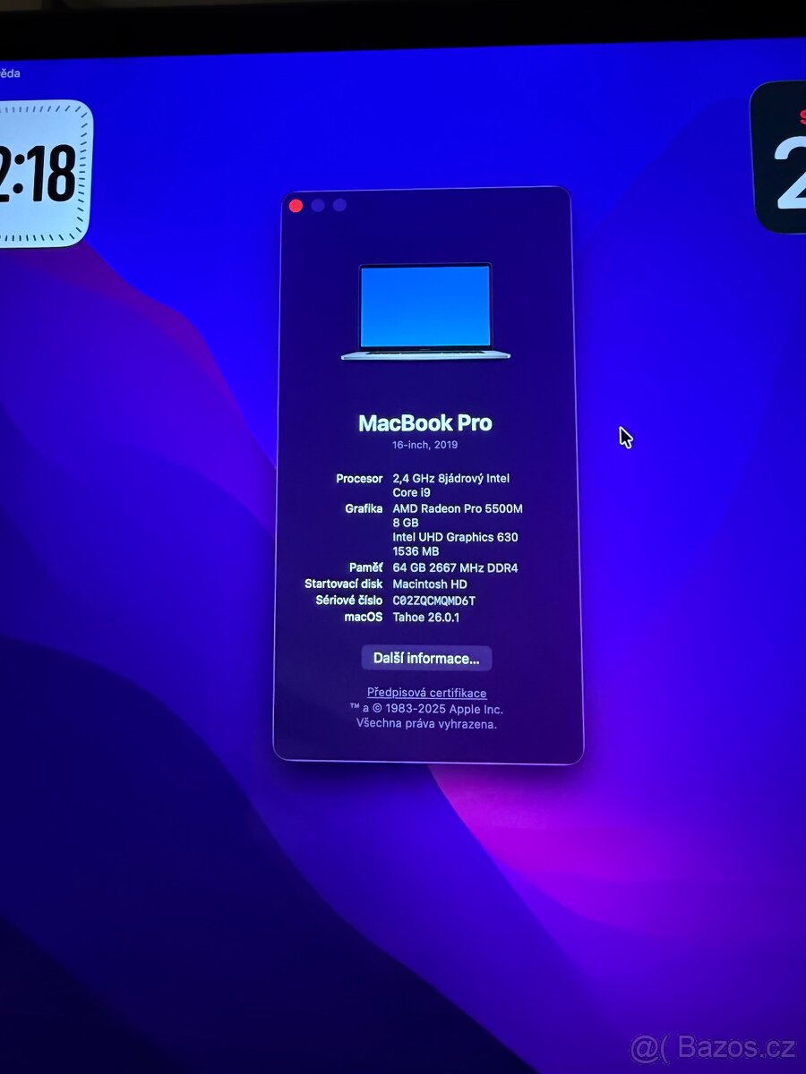 Macbook Pro 16” CTO - 9