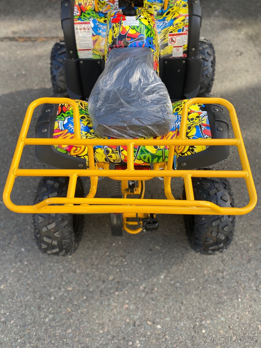 Dětská čtyřkolka Toronto 125cc - žluté grafity - 9