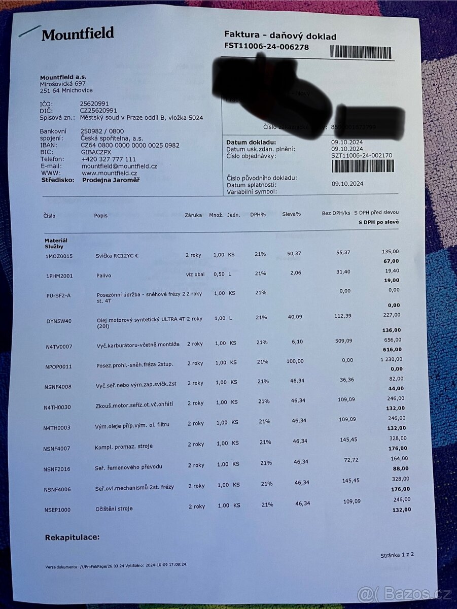 SNĚHOVÁ FRÉZA ARIENS COMPACT 20 E nepoužitá - 9