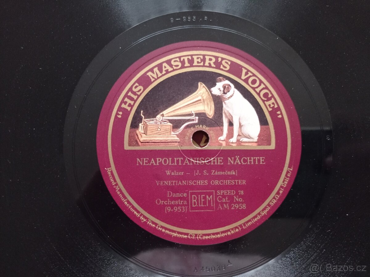 Gramofonové desky rychlost 78 - 9