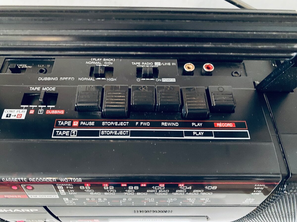 Radiomagnetofon Sharp WQ T238H, rok 1988 - 9