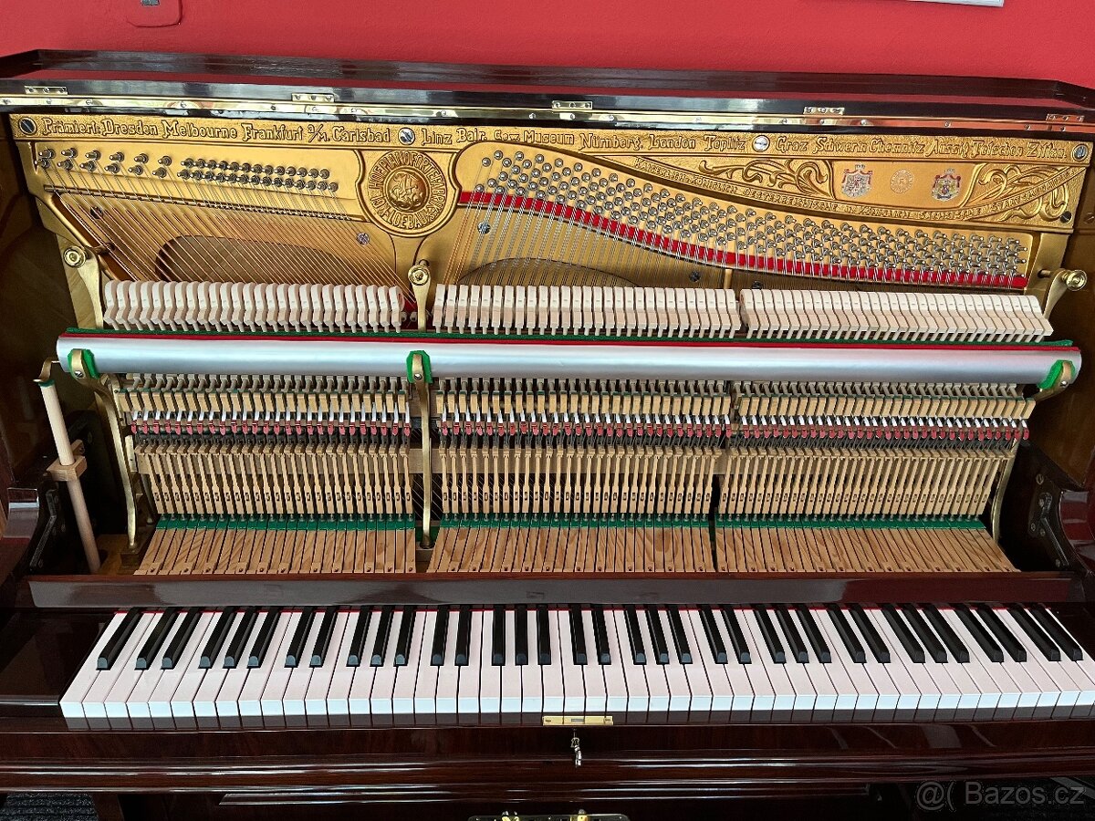 Německé pianino August Forster po odborné renovaci - 9